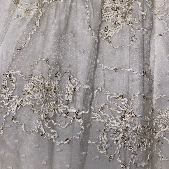 Lulus Forever Endearing White Swiss Dot Embroidered Midi Dress - Picture 5 of 7